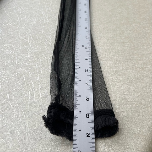 Adore Denim Floral Patchwork Sheer Duster Women Size Small - Picture 8 of 10